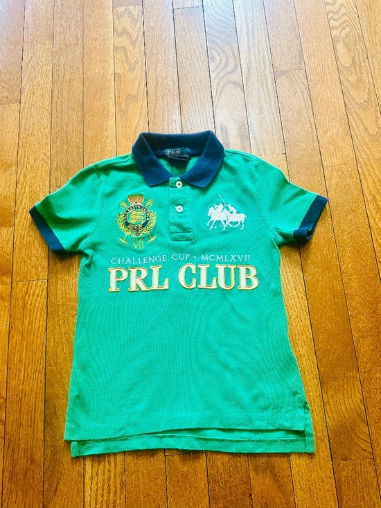 Polo Ralph Lauren Other - olo Ralph Lauren Boys Polo Shirt Size 4T Green PRL Club Big Pony